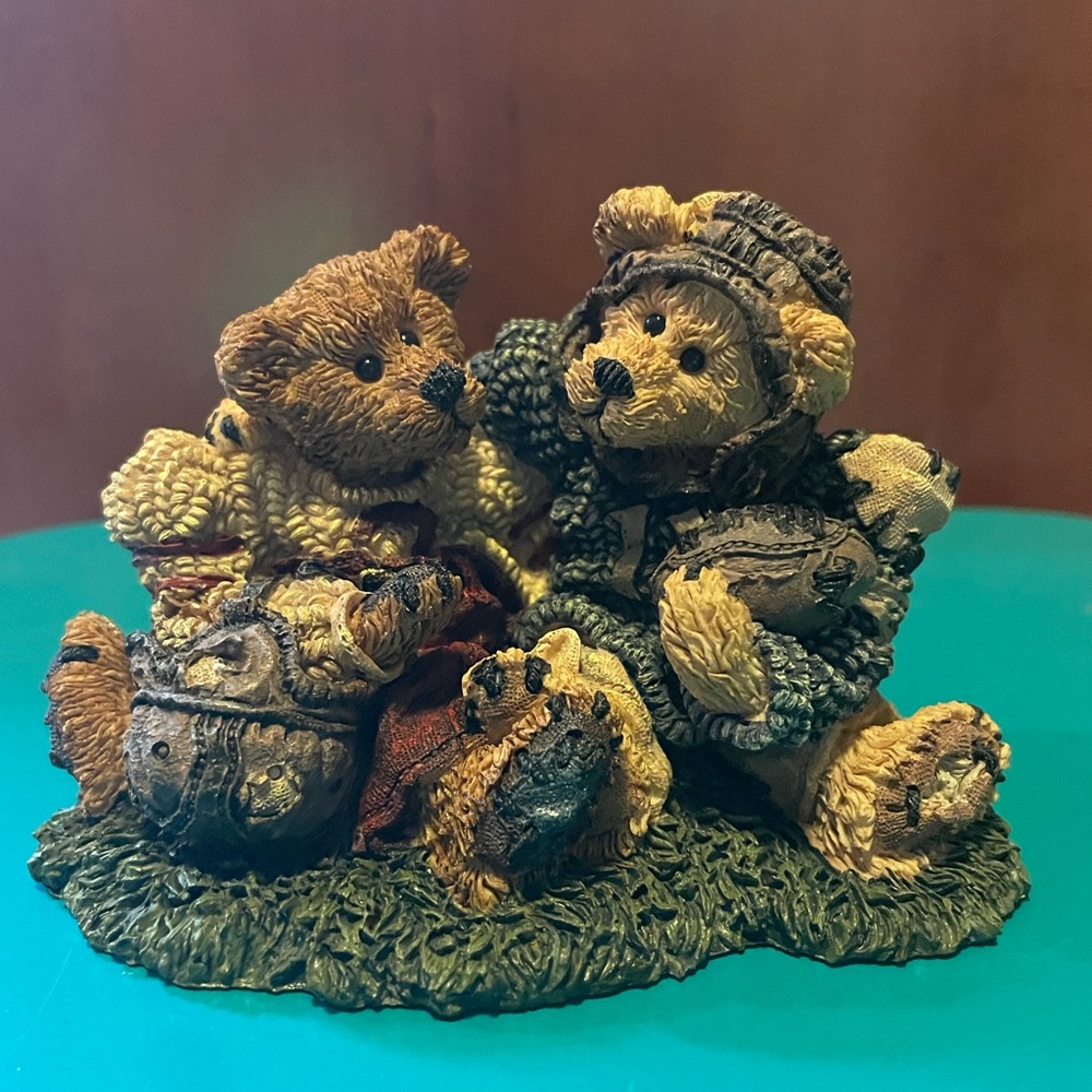 🏈New Boyd’s Bears Charming Bear Figurine - Brown and Tan